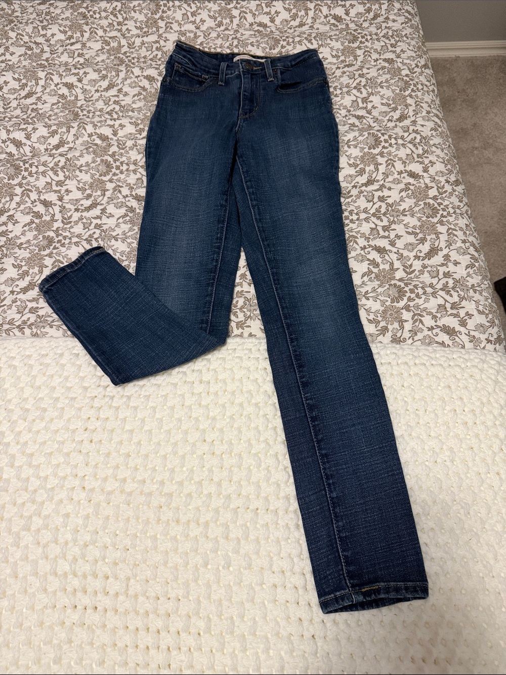 Levi's Women's Deep Indigo Skinny Jeans